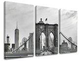3-delna stenska poslikava CITY / NEW YORK ME114E30